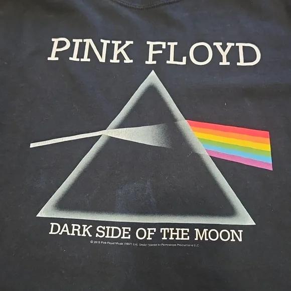 Pink Floyd Dark Side of the Moon Black T-Shirt - Picture 2 of 8
